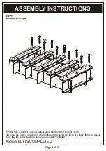 Preview for 9 page of Furniture of America YNJ-1412-5 Assembly Instructions Manual