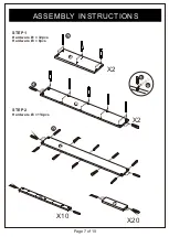 Preview for 7 page of Furniture of America YNJ-1413-3 Assembly Instructions Manual