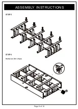 Preview for 9 page of Furniture of America YNJ-1413-3 Assembly Instructions Manual