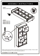 Preview for 10 page of Furniture of America YNJ-1413-3 Assembly Instructions Manual