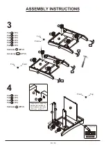 Preview for 10 page of Furniture of America YNJ-1414-6 Assembly Instructions Manual