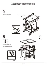 Preview for 11 page of Furniture of America YNJ-1414-6 Assembly Instructions Manual