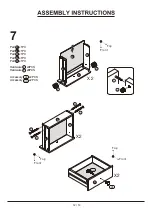 Preview for 12 page of Furniture of America YNJ-1414-6 Assembly Instructions Manual