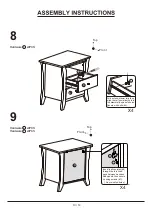 Preview for 13 page of Furniture of America YNJ-1414-6 Assembly Instructions Manual