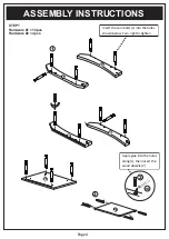 Preview for 4 page of Furniture of America YNJ-1414 Assembly Instructions Manual