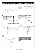 Preview for 5 page of Furniture of America YNJ-1415-1 Assembly Instructions Manual