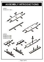 Preview for 8 page of Furniture of America YNJ-1415-1 Assembly Instructions Manual