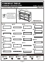 Preview for 6 page of Furniture of America YNJ-1415 Assembly Instructions Manual