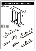 Preview for 10 page of Furniture of America YNJ-1415 Assembly Instructions Manual