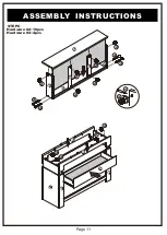 Preview for 11 page of Furniture of America YNJ-1415 Assembly Instructions Manual