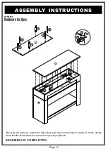 Preview for 12 page of Furniture of America YNJ-1415 Assembly Instructions Manual