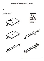 Preview for 8 page of Furniture of America YNJ-142 Assembly Instructions Manual