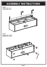 Preview for 9 page of Furniture of America YNJ-1423-6 Assembly Instructions Manual