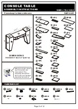 Предварительный просмотр 6 страницы Furniture of America YNJ-1430-5 Assembly Instructions Manual