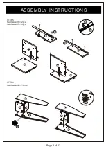 Предварительный просмотр 9 страницы Furniture of America YNJ-1430-5 Assembly Instructions Manual