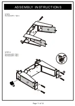 Предварительный просмотр 11 страницы Furniture of America YNJ-1430-5 Assembly Instructions Manual