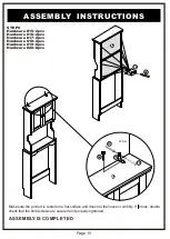 Preview for 10 page of Furniture of America YNJ-1431 Assembly Instructions Manual