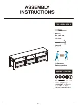 Furniture of America YNJ-1433-5 Assembly Instructions Manual preview