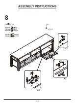 Preview for 13 page of Furniture of America YNJ-1433-5 Assembly Instructions Manual