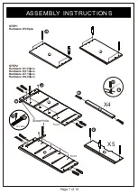 Preview for 7 page of Furniture of America YNJ-1447 Assembly Lnstructions