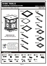 Preview for 6 page of Furniture of America YNJ-1450 Assembly Instructions Manual