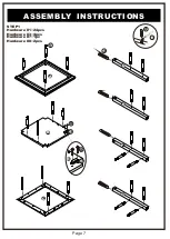 Preview for 7 page of Furniture of America YNJ-1450 Assembly Instructions Manual