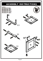 Preview for 8 page of Furniture of America YNJ-1450 Assembly Instructions Manual