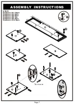 Preview for 7 page of Furniture of America YNJ-1451 Assembly Instructions Manual