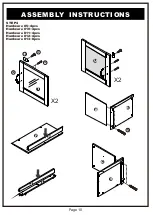 Preview for 10 page of Furniture of America YNJ-1451 Assembly Instructions Manual