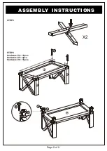 Preview for 8 page of Furniture of America YNJ-1458C6 Assembly Instructions Manual