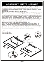 Preview for 7 page of Furniture of America YNJ-1459 Assembly Instructions Manual