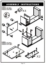 Preview for 10 page of Furniture of America YNJ-1459 Assembly Instructions Manual