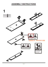 Preview for 8 page of Furniture of America YNJ-1459C5 Assembly Instructions Manual