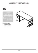 Preview for 17 page of Furniture of America YNJ-1459C5 Assembly Instructions Manual