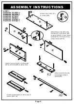 Preview for 8 page of Furniture of America YNJ-1460 Assembly Instructions Manual