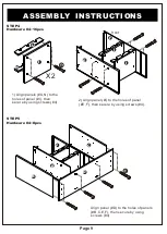 Preview for 9 page of Furniture of America YNJ-1460 Assembly Instructions Manual