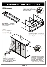 Preview for 10 page of Furniture of America YNJ-1460 Assembly Instructions Manual