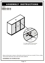 Preview for 12 page of Furniture of America YNJ-1460 Assembly Instructions Manual