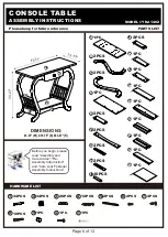 Preview for 6 page of Furniture of America YNJ-1462 Assembly Instructions Manual