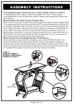 Preview for 12 page of Furniture of America YNJ-1462 Assembly Instructions Manual