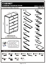 Preview for 6 page of Furniture of America YNJ-1463 Assembly Instructions Manual