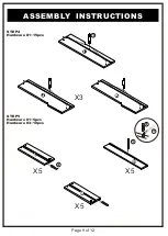 Preview for 9 page of Furniture of America YNJ-1463 Assembly Instructions Manual