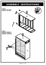 Preview for 11 page of Furniture of America YNJ-1463 Assembly Instructions Manual