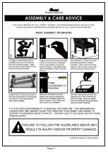 Preview for 3 page of Furniture of America YNJ-1470C6 Assembly Instructions Manual