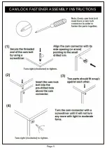 Preview for 5 page of Furniture of America YNJ-1470C6 Assembly Instructions Manual