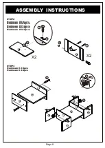 Preview for 8 page of Furniture of America YNJ-1470C6 Assembly Instructions Manual