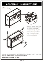 Preview for 11 page of Furniture of America YNJ-1471C6 Assembly Instructions Manual