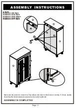 Preview for 11 page of Furniture of America YNJ-1472 Assembly Instructions Manual