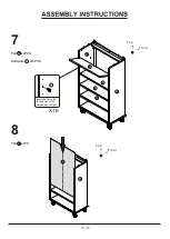 Preview for 12 page of Furniture of America YNJ-1472C6 Assembly Instructions Manual