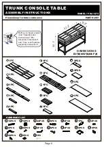 Предварительный просмотр 6 страницы Furniture of America YNJ-1473 Assembly Instructions Manual